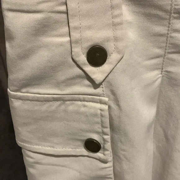 Italian Fashion Designer Khaki Skirt - Picture 5 of 6